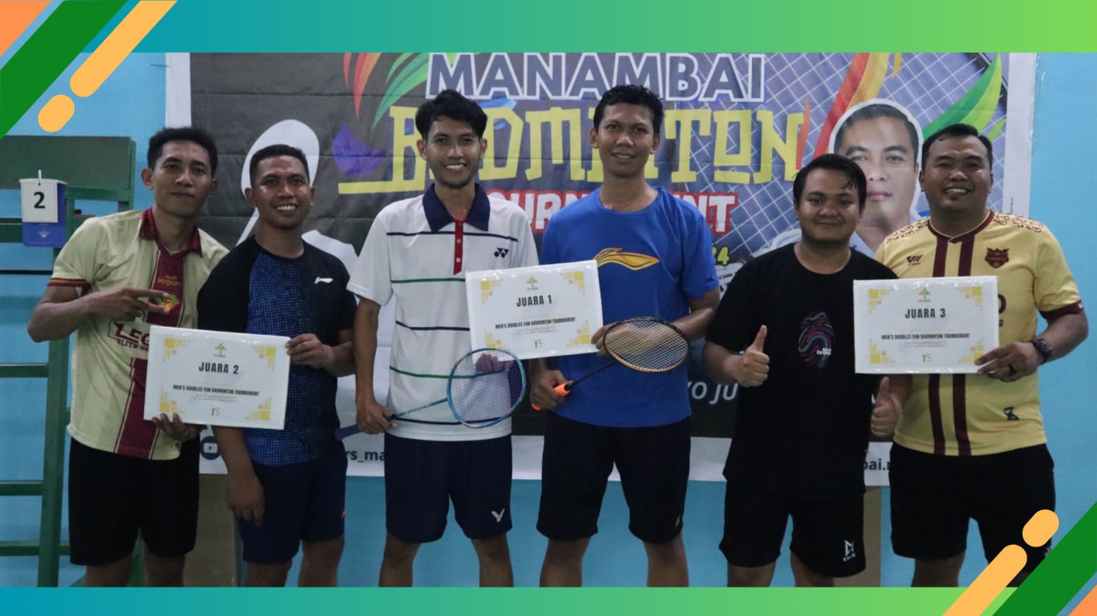 Pertandingan Badminton : menyambut HUT ke-13 RSMA